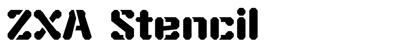 ZXA Stencil
